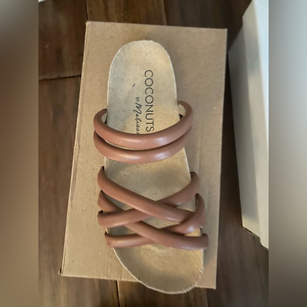 Brown strap sandals